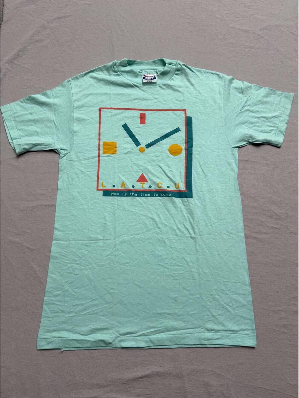 Vintage LATCU Post Modern Clock Art Now is the Time to Save